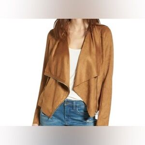 Blank NYC | Camel Faux Suede Blazer